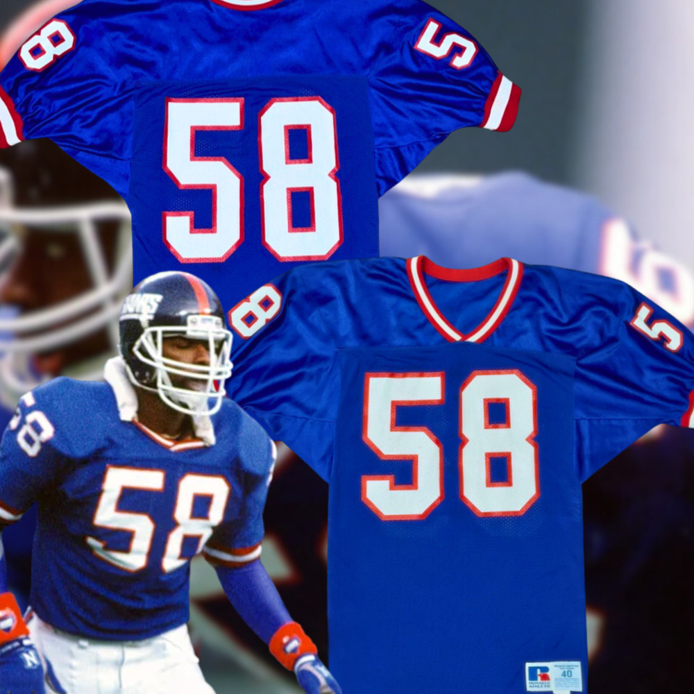 New York Giants Carl Banks #58 NFL Russell Athletic Jersey USA Size 40 M Vintage - Picture 13 of 14